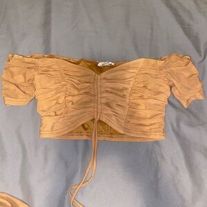 Crop top and skirt set !